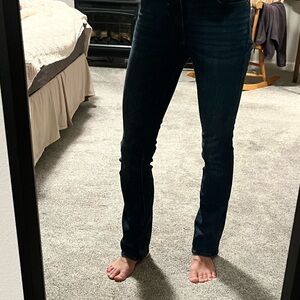 Abercrombie & Fitch Dark Blue Boot Cut Jeans 24S